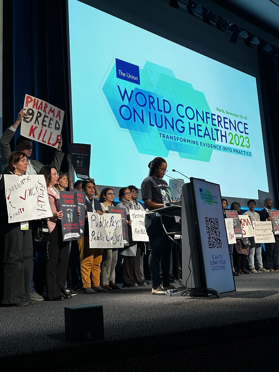 Global Fund, governments must ensure that people affected by TB can access shorter regimens, and not endure drug stockouts. #communityvoicesmatter says @Ptisile in statement from civil society and affected communities #UnionConf2023