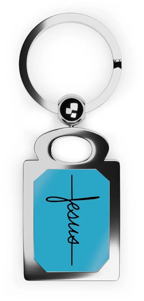 ➡️amazon.com/gp/product/B0C… 
Jesus Script Cross Keyring
