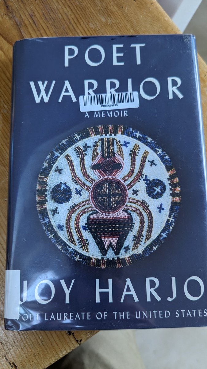 Next up. I so love her poetry and writing #joyharjo