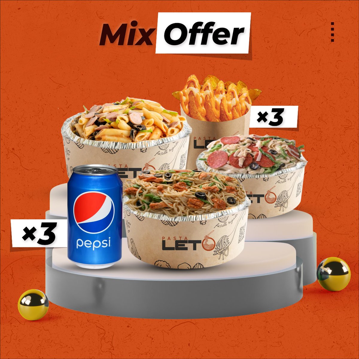 pastaleto's tweet photo. إذا أنت من محبي التنوع في الأكل فعرض التنوع من باستا ليتو عملناه لك👌🏻✨

تقدر الحيين تطلب العرض وتجرب التنوع جد، لأنه يشمل: 
1 باستا هوت دوج + 1 فيتوتشيني ببروني +1 سباجيتي دجاج + 3 ودجز بالجبن + 3 مشروب غازي

لا تتردد وتفوت عليك الفرصة😉

#طعم_لايقاوم
#مطاعم_الرياض
#باستا_ليتو https://t.co/L8OKStSDO8