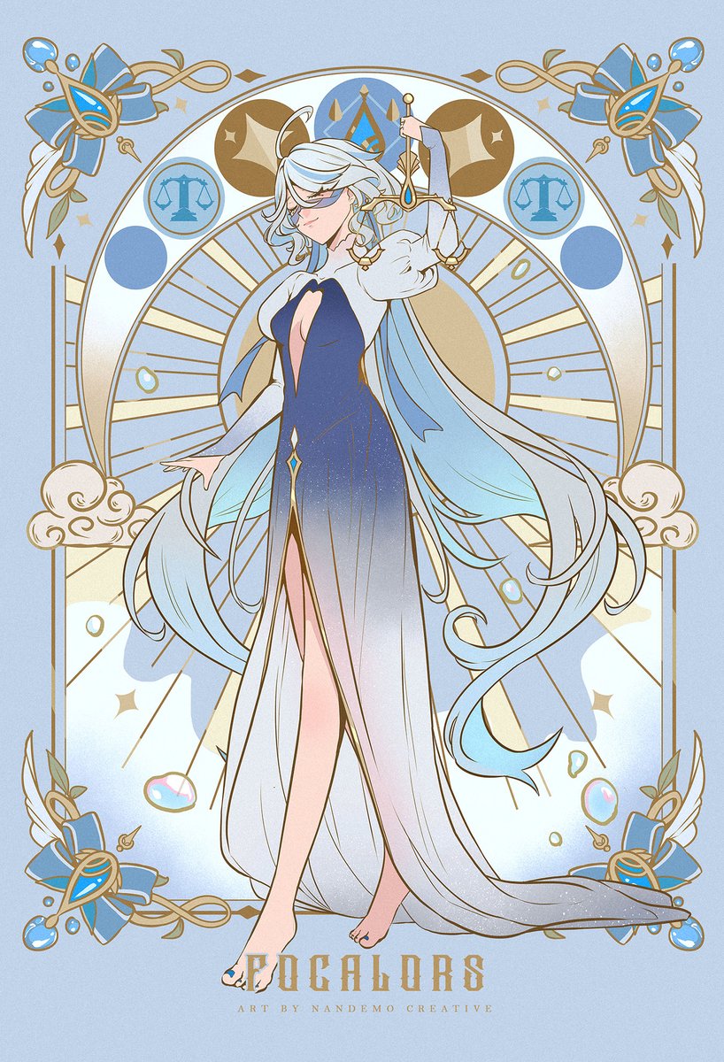 nandemocreative's tweet image. 💧 Goddess Focalors 💧

#GenshinImpact