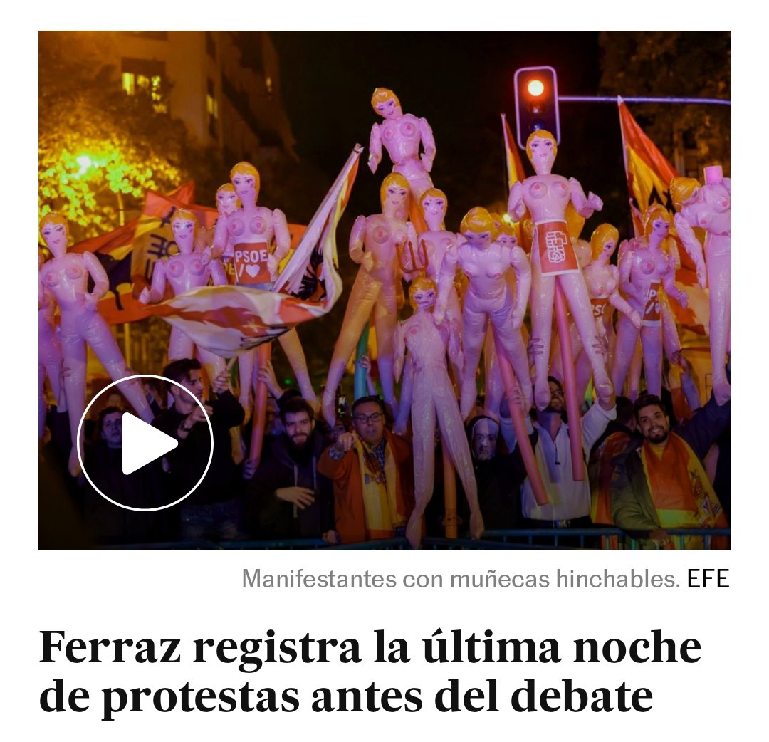 Esto de ayer supera todos los límites. Machismo del más duro. Es violencia. Va más allá de los partidos y las ideologías. Son cómplices quienes no lo denuncian