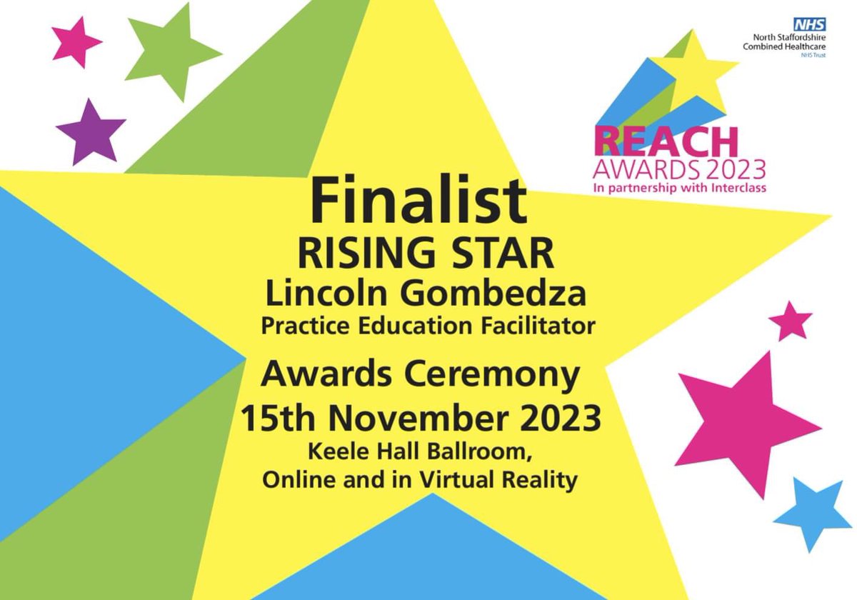 Today's the big day - the #REACHAwards! 🏆 
@CombinedNHS Sending heaps of luck to all nominees. Your dedication and talent are truly inspiring. Let's celebrate your amazing achievements! 🎉 #REACHAwards #GoodLuck