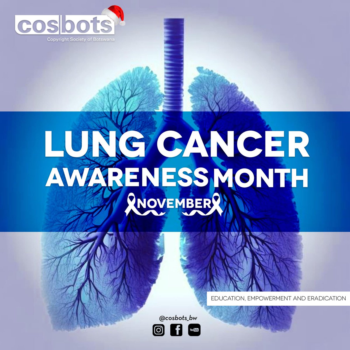 “It is important to educate yourself now versus later. Knowledge is power, and having all the knowledge at the start will make the rest of the journey that much easier to deal with.” – Unknown

Celebrating lung cancer awareness month. 

#Cosbots 
#WeEmpowerCreativity