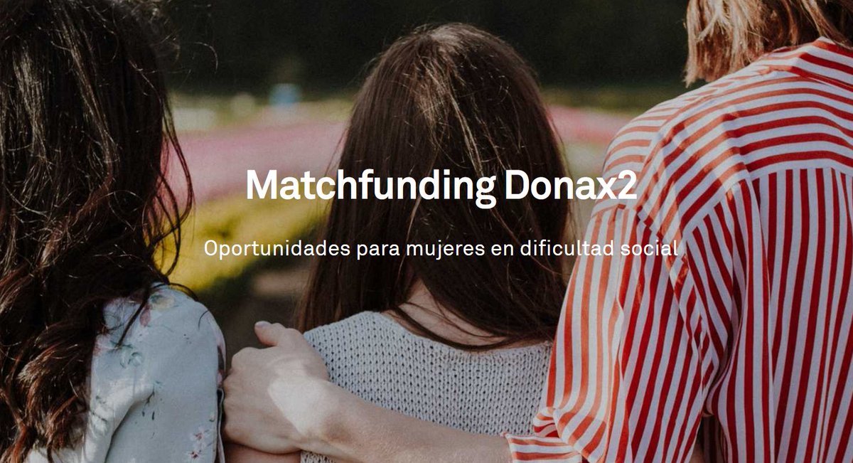 FundTriodos's tweet photo. Lanzamos el nuevo #Matchfunding #Donax2. Ya puedes conocer las 5⃣ iniciativas seleccionadas que ayudan a mujeres en riesgo de vulnerabilidad y apoyar con tu donación a la que más te guste 👉 https://t.co/M3ysU4CzqT https://t.co/GsHcT7y1uE