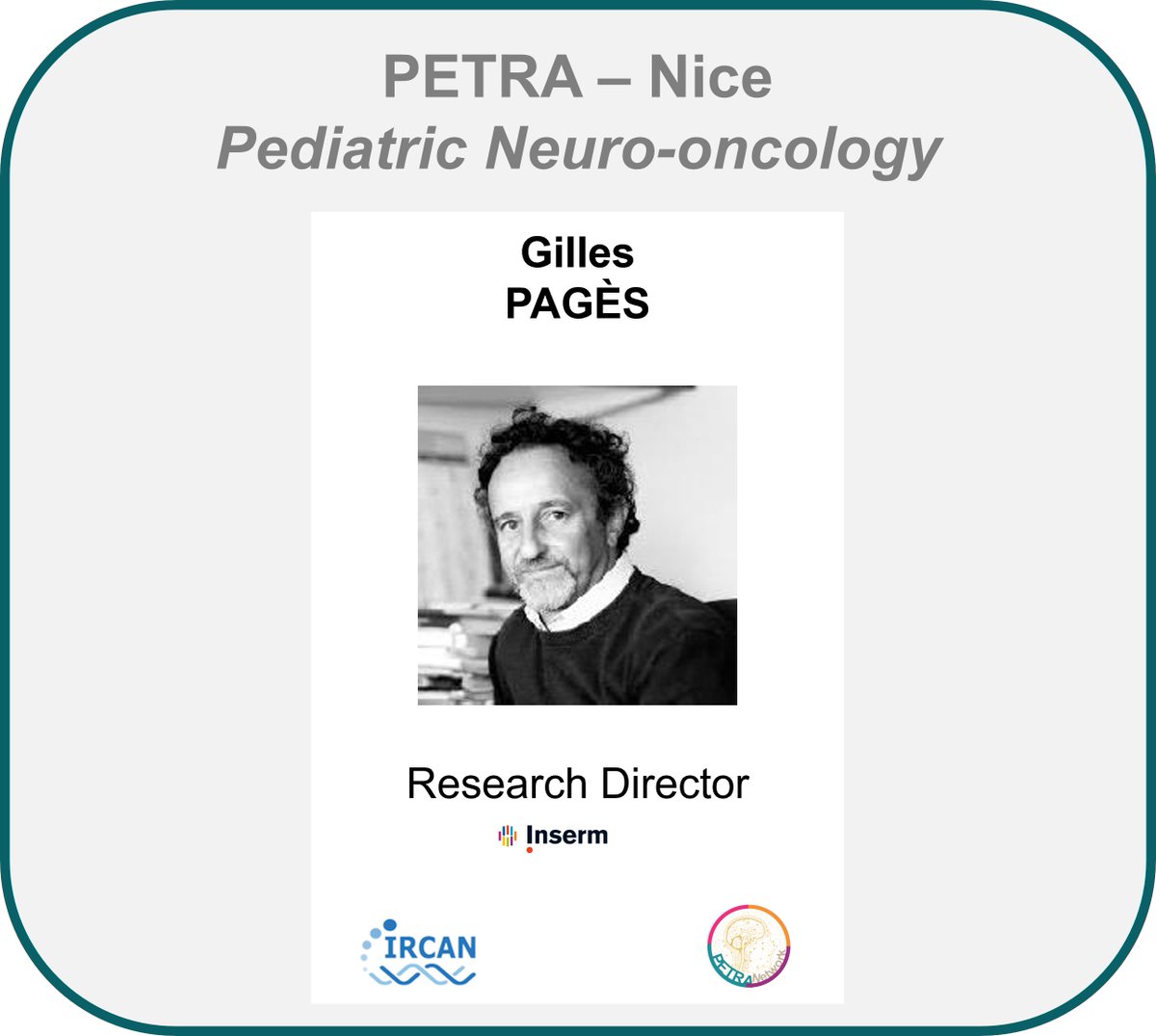 👨‍🔬 [Monday portrait]

Gilles Pagès (<a href="/PagsGilles1/">Pagès Gilles</a>) is the team leader of the "normal and pathological angiogenesis" team in <a href="/ircaninstitute/">IRCAN</a>. 
The team has specialized in the mechanisms of aberrant #angiogenesis for over 20 years.

➡️ircan.org/en/research/gi…