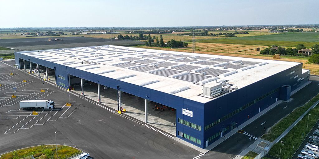 We have invested in a brand new #palletdelivery hub in Bologna, Italy which has been #sustainably designed &amp; built, featuring new #technology to strengthen our network. #logistics #supplychain #transport  Read more here buff.ly/3ufVNjH