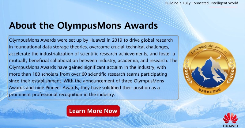 IT_Huawei's tweet photo. Are you competing in the #OlympusMonsAwards 2023? With world-class #storagechallenges and the chance to win over US$137,000 in prizes, this is an opportunity you won't want to miss! Learn more: https://t.co/dlF3CCk8vF #HuaweiStorage #datachallenges #datastorage #techinnovation