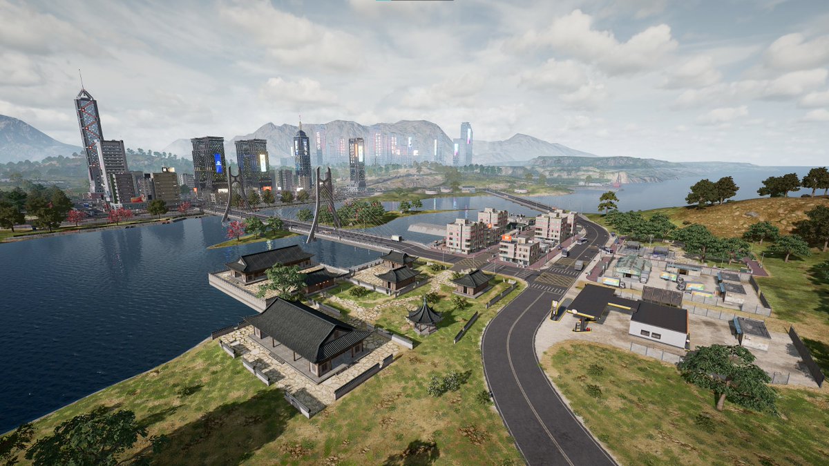 TheHappyWhale_'s tweet photo. 🧵1/6 Rondo thread (24 screenshots of various map areas)
PUBG's new map will feature:
🔹2 new weapons
🔸 JS9 smg &amp; a stun gun
🔹New vehicle
🔹Bamboo forest
🔹A skyscraper city
🔹+ several other unique POI's (scroll down for more photos) https://t.co/xaQUNy9JNq