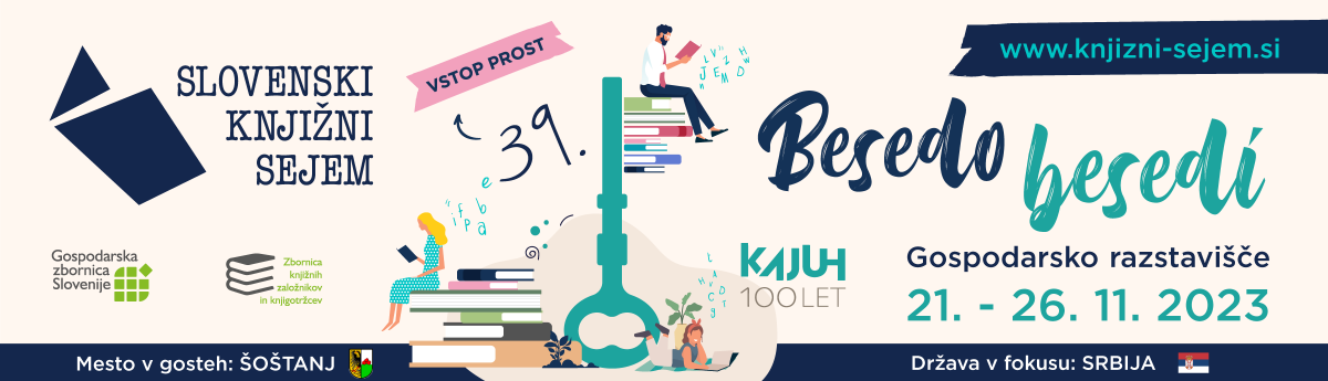 Vabljeni na 39. Slovenski knjižni sejem (21.-26.11.2023), na katerem bo sodelovala tudi Založba PEF. Sejem bo potekal na Gospodarskem razstavišču, vstop pa bo prost.

Osrednje dogodke in goste sejma si lahko ogledate na spletni strani dogodka: knjizni-sejem.si/program-2023/