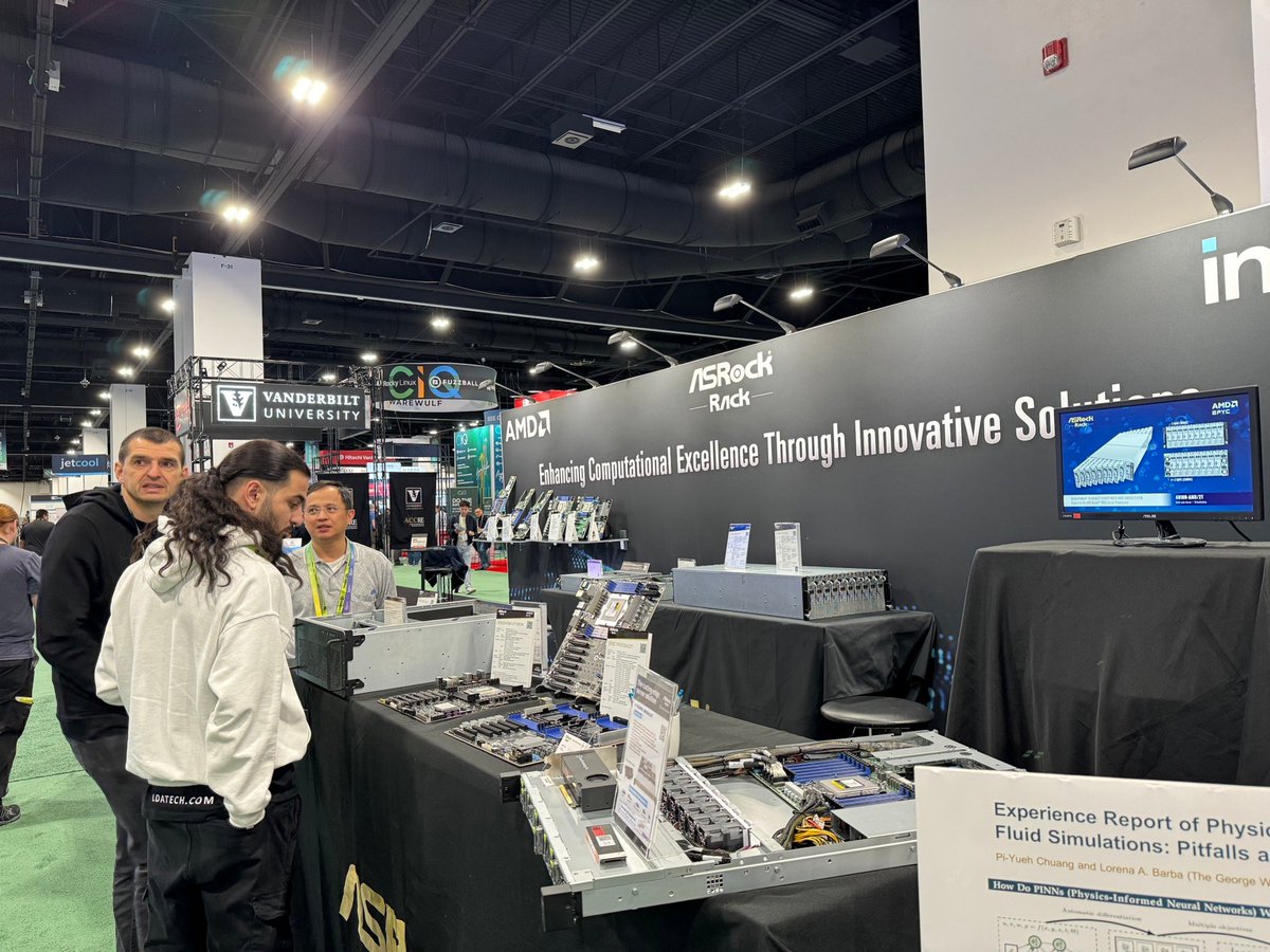 🌟Exciting kickoff at #SC23! @ASROCKRACK . is showcasing a new range of product incorporating @NVIDIA latest GPUs, and several groundbreaking server boards and systems, tailored for #AI and high-performance computing #HPC. Visit us at booth #1737 to explore more!