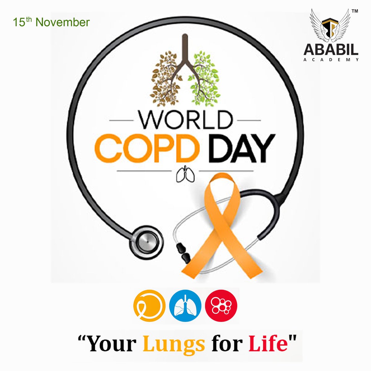 ababil_academy's tweet photo. Today, on World COPD Day, let's unite to raise awareness about Chronic Obstructive Pulmonary Disease (COPD) and stand in solidarity with those affected.
#WorldCOPDDay #BreatheLife #COPDAwareness #HealthyLungs #Lung #Health #ventilator 
#hospital #chennai #bangalore #hyderabad https://t.co/7DCbhqMeRb