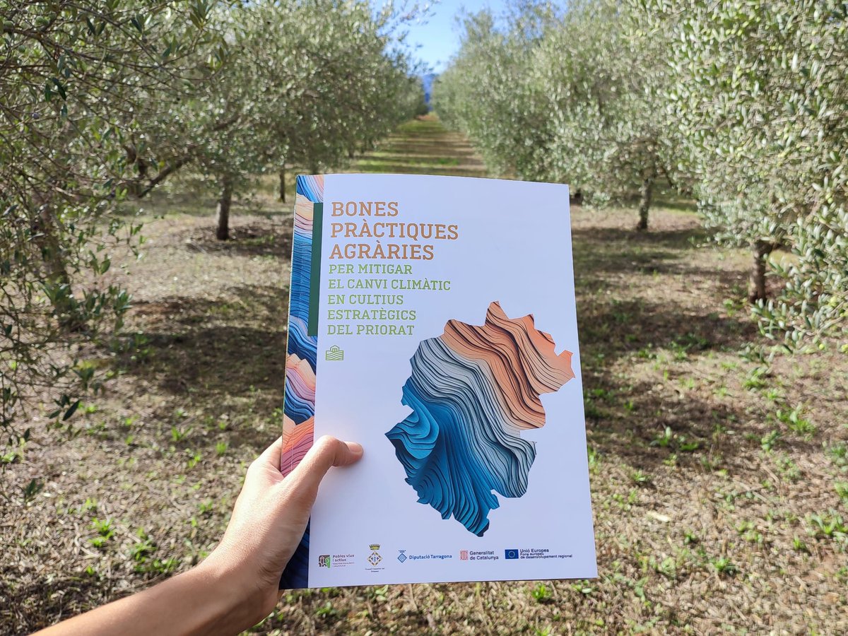 spigall's tweet image. ✨Ja tenim aquí la &quot;Guia de Bones Pràctiques Agràries per a la Mitigació del Canvi Climàtic al Priorat&quot;. Junts amb #Vitec, hem treballat per proporcionar eines essencials als agricultors per abordar els efectes del canvi climàtic i reduir l&apos;impacte ambiental de l&apos;agricultura🚜🌍