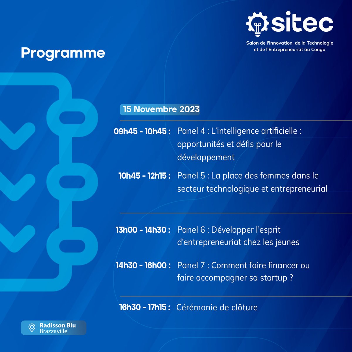 📆 Programme de la deuxième et dernière journée du SITEC.