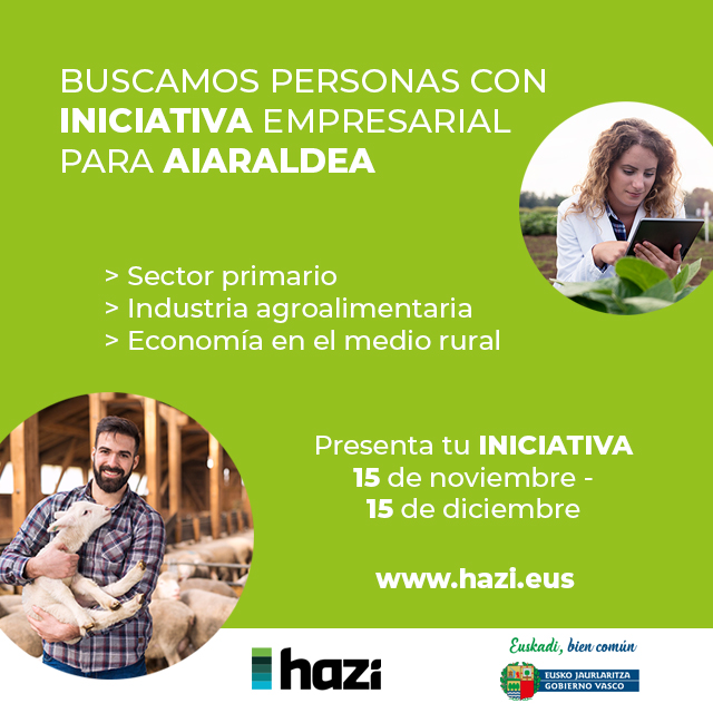 Abiertos dos concursos para captar proyectos empresariales de desarrollo y creación de empleo en #Aiaraldea:

🔸Innovación para el sector primario y la pequeña industria agroalimentaria
🔸Impulso de la actividad económica en el medio rural de la comarca

👉bit.ly/46uUquZ