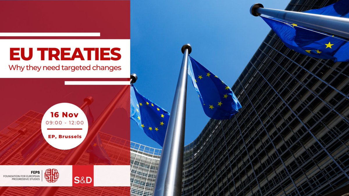The need for stronger #EUCapacity to act is obvious &amp; the current #LisbonTreaty shows its limits 

➡️It's time to reassess it &amp; identify some targeted changes

Join us online tomorrow to debate #EUTreaties changes w/ experts &amp; policymakers
📺bit.ly/YTEUTreatiesCh…