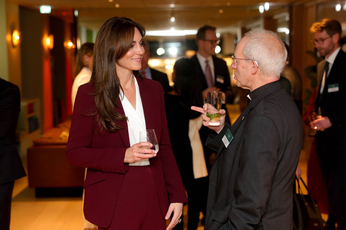 More pictures of The Princess of Wales from the #ShapingUs National Symposium reception at the Design Museum last night.