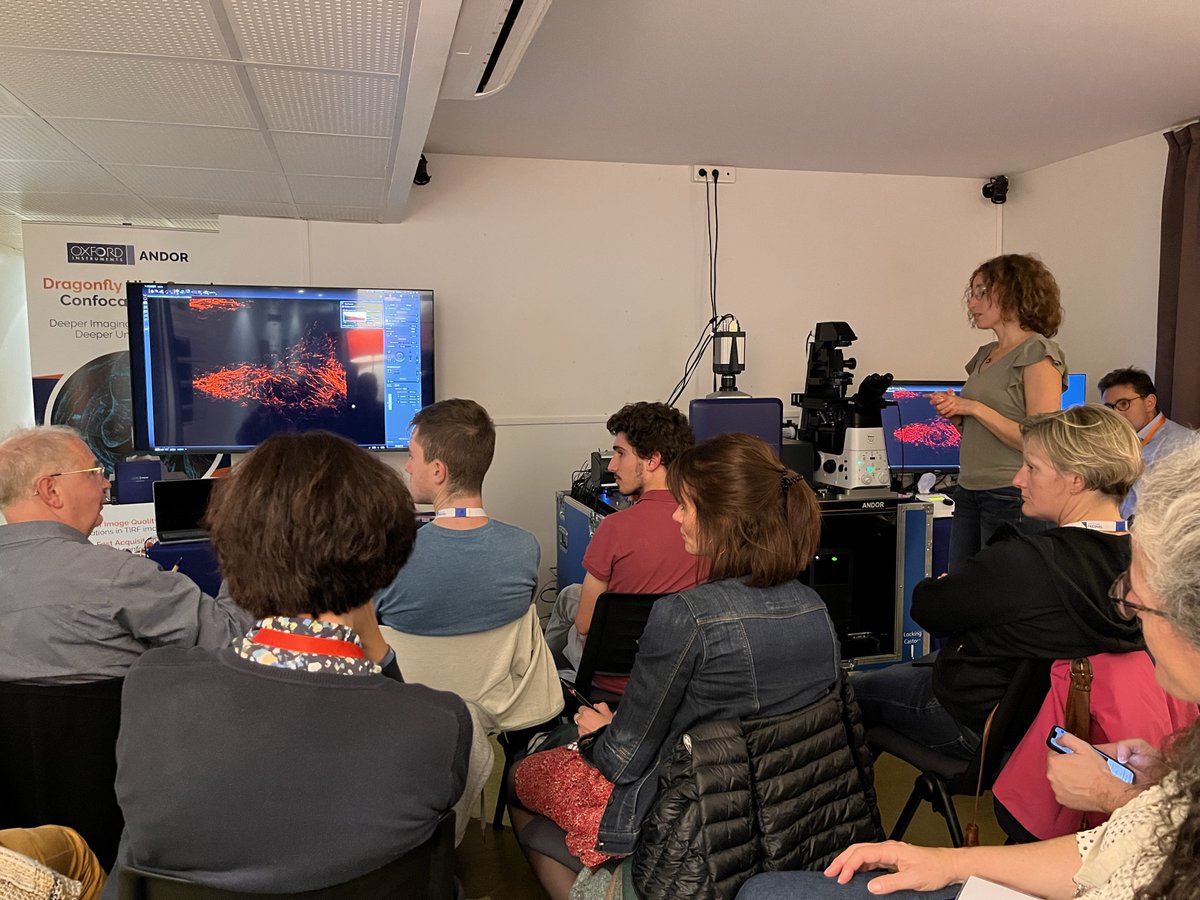 Bruno Combettes (@brunocombettes) on Twitter photo <a href="/AndorTechnology/">Oxford Instruments Andor</a> Dragonfly spinning disk is the perfect tool to image expanded samples. Faster, deeper and HDR images - we show this at #MiFoBio2023 successful workshop. Our room is now to small for interested attendees 😉😊🔬 <a href="/AndorTechnology/">Oxford Instruments Andor</a> Dragonfly spinning disk is the perfect tool to image expanded samples. Faster, deeper and HDR images - we show this at #MiFoBio2023 successful workshop. Our room is now to small for interested attendees 😉😊🔬