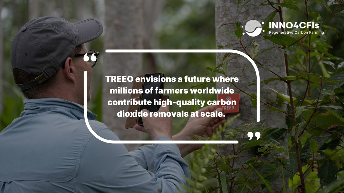 INNO4CFIs Project (@inno4cfis) on Twitter photo Meet our partner <a href="/TREEO_one/">TREEO 🌱 Cooling the planet</a>, a pioneer in the voluntary #carbonmarket.👣📈
#TREEO empowers farmers worldwide, offering substantial payments based on their trees' #carbonsequestration performance.
Learn more👉treeo.one/en/
#INNO4CFIs #I3instrument #carbonfarming #ERDF Meet our partner <a href="/TREEO_one/">TREEO 🌱 Cooling the planet</a>, a pioneer in the voluntary #carbonmarket.👣📈
#TREEO empowers farmers worldwide, offering substantial payments based on their trees' #carbonsequestration performance.
Learn more👉treeo.one/en/
#INNO4CFIs #I3instrument #carbonfarming #ERDF