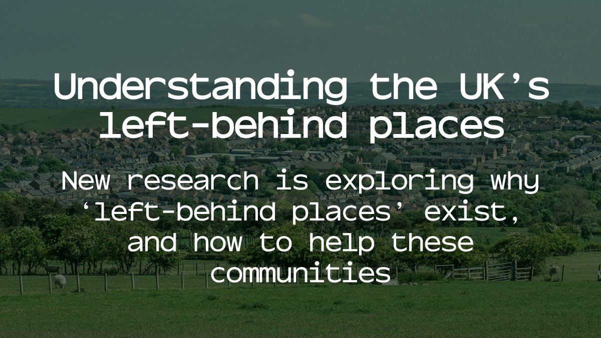 The Bartlett (@thebartlettucl) on Twitter photo Discover our new Bartlett Review article! Authored by @johntomaney with <a href="/LucyNatarajan/">Lucy Natarajan</a> and <a href="/myfanwy_t/">Myfanwy Taylor</a>, the article highlights research funded by <a href="/GrandChallenges/">UCL Grand Challenges</a> on places left behind in changing economies and how to help people in these communities.
🔗 bartlett-review.ucl.ac.uk/left-behind-pl… Discover our new Bartlett Review article! Authored by @johntomaney with <a href="/LucyNatarajan/">Lucy Natarajan</a> and <a href="/myfanwy_t/">Myfanwy Taylor</a>, the article highlights research funded by <a href="/GrandChallenges/">UCL Grand Challenges</a> on places left behind in changing economies and how to help people in these communities.
🔗 bartlett-review.ucl.ac.uk/left-behind-pl…