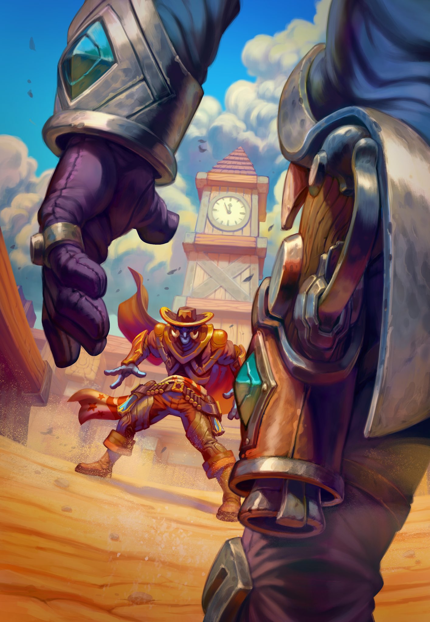 Ben Hearthstone on X: Showdown in the Badlands Signature art! 🎨👀 What do  you think of this Weatern art style? #hearthstone (Kurtrus and Slagmaw not  shown)  / X