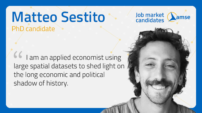 Meet Matteo Sestito #EconJobMarket candidate @amseaixmars. He works on Cultural economics, Economic history, Political economy. Learn more about him➡️amse.site/Sestito #EconTwitter