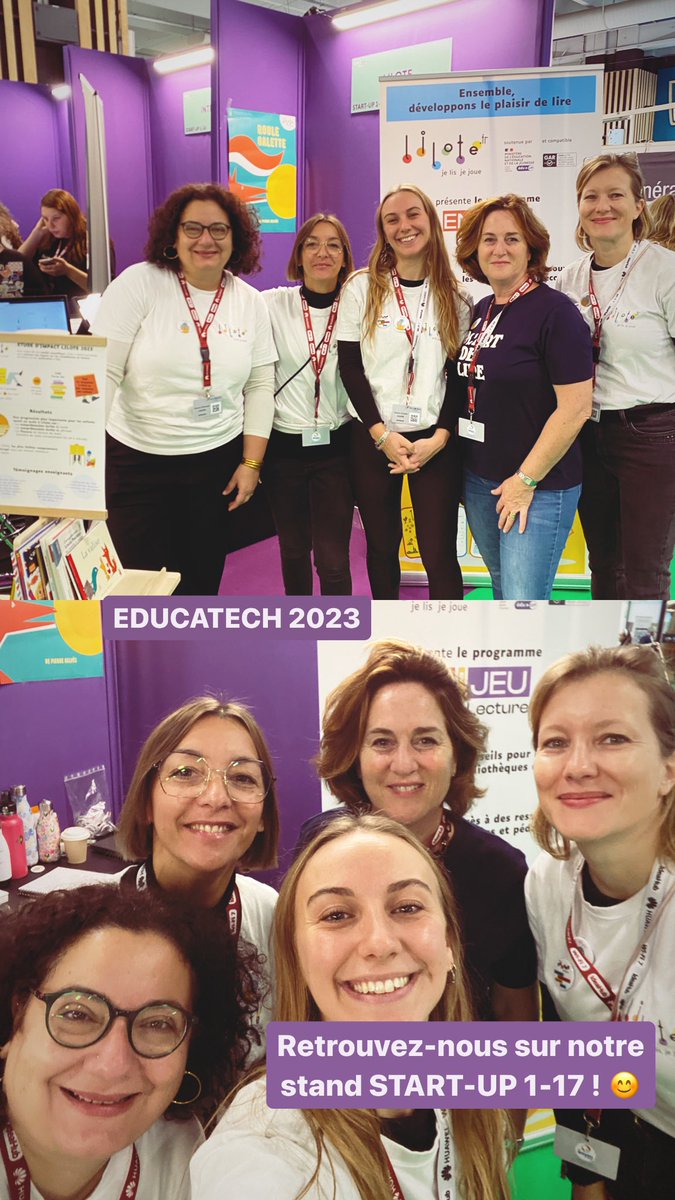 [ EDUCATECH 2023 ]

C’est parti ! Retrouvez-nous sur notre stand : START-UP 1-17 ! 😁📚

<a href="/educatechexpo/">Educatech Expo</a> <a href="/etapeslecture/">ETAPES LECTURE</a> <a href="/MaudCollomb/">Maud Collomb</a> 
#lecture #quizenligne #bibliothequescolaire #edtech