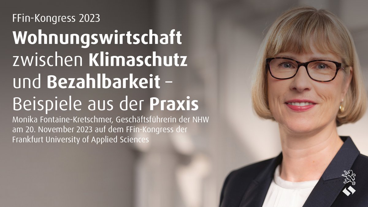 Nassauische Heimstätte | Wohnstadt (@naheimst) on Twitter photo Die #Energiewende im Fokus: Der FFin-Kongress 2023
🗓️ 20.11.2023 ⏰ 13:30 in der <a href="/FrankfurtUAS/">Frankfurt University of Applied Sciences</a>
Experten geben Impulse aus Forschung, Politik und Praxis.
Mit dabei u. a. Bundesbauministerin <a href="/klara_geywitz/">Klara Geywitz</a> und unsere Geschäftsführerin Monika Fontaine-Kretschmer
Infos & Anmeldung: Die #Energiewende im Fokus: Der FFin-Kongress 2023
🗓️ 20.11.2023 ⏰ 13:30 in der <a href="/FrankfurtUAS/">Frankfurt University of Applied Sciences</a>
Experten geben Impulse aus Forschung, Politik und Praxis.
Mit dabei u. a. Bundesbauministerin <a href="/klara_geywitz/">Klara Geywitz</a> und unsere Geschäftsführerin Monika Fontaine-Kretschmer
Infos & Anmeldung: