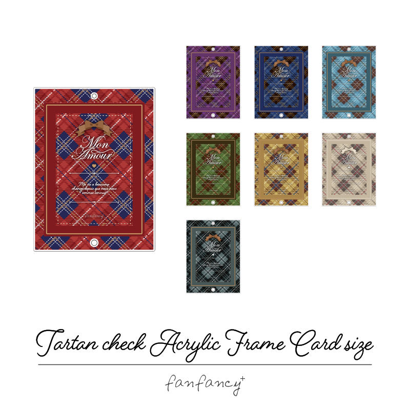 🤎💼🎀
𝐟𝐚𝐧𝐟𝐚𝐧𝐜𝐲+
タータンチェックアクリルフレーム / カードサイズ

💼ご予約期間 ： 11/27(月)23:59まで

🛒FUKUYA ONLINE：shop.fancy-fukuya.co.jp/store/u_page/t…

🛒楽天市場：item.rakuten.co.jp/fukuyaonline/c…

#fanfancy