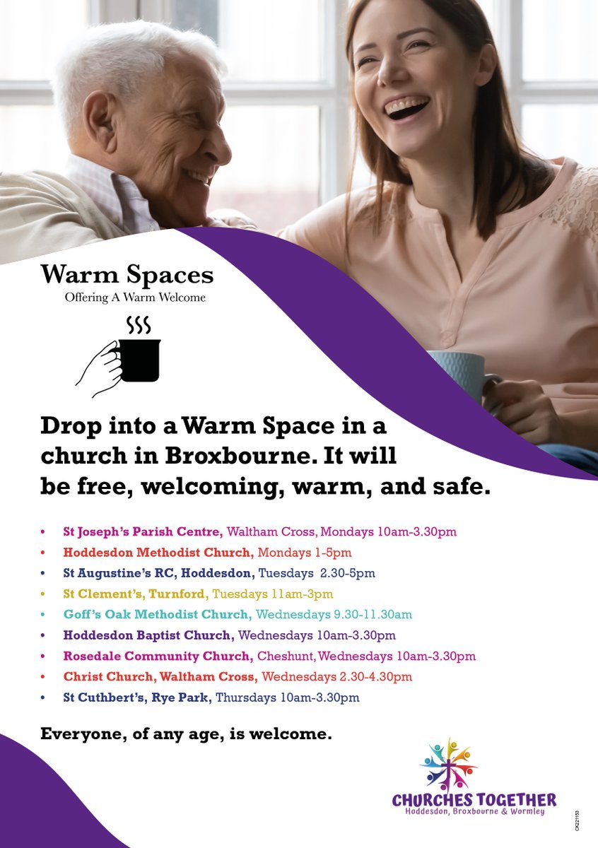 Find a warm space in your locality this winter by searching on Herts Frontline
<a href="/Community/">Community</a> Alliance Broxbourne <a href="/citizens/">Citizens</a>  advice-Broxbourne