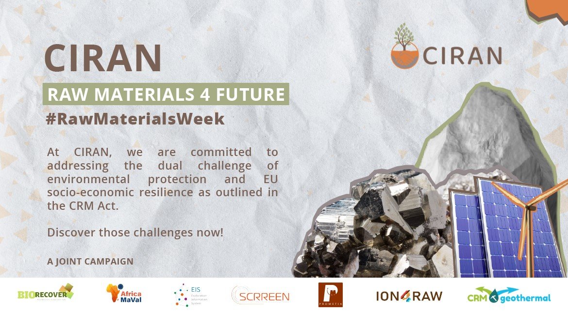 CIRAN: Paving the   Way for a Sustainable Future
  
 At CIRAN, we are committed to addressing the dual   challenge of environmental protection and EU socio-economic resilience as   outlined in the CRM Act.

1/6
