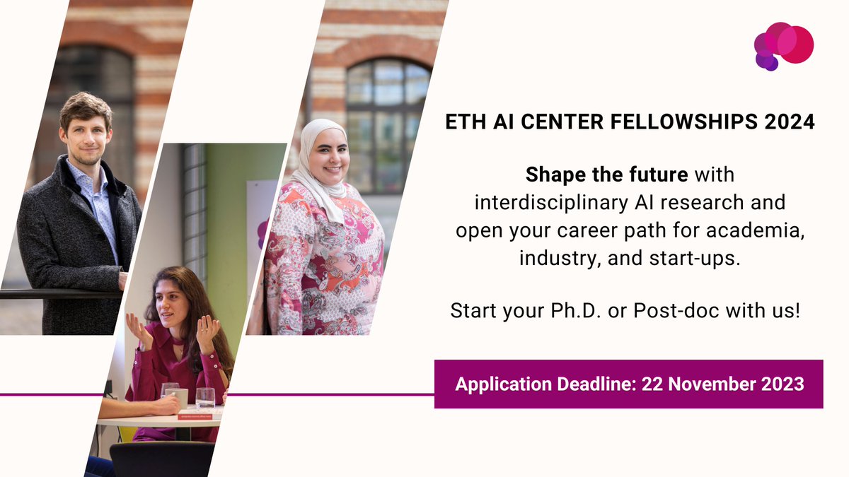 I am currently seeking candidates for PhD/Post-Doc positions at the <a href="/ETH_AI_Center/">ETH AI Center</a>, with a focus on geodesy, navigation, Earth observation, and monitoring. Further information at ai.ethz.ch/education/phd-…. If you have any inquiries please don't hesitate to reach out.