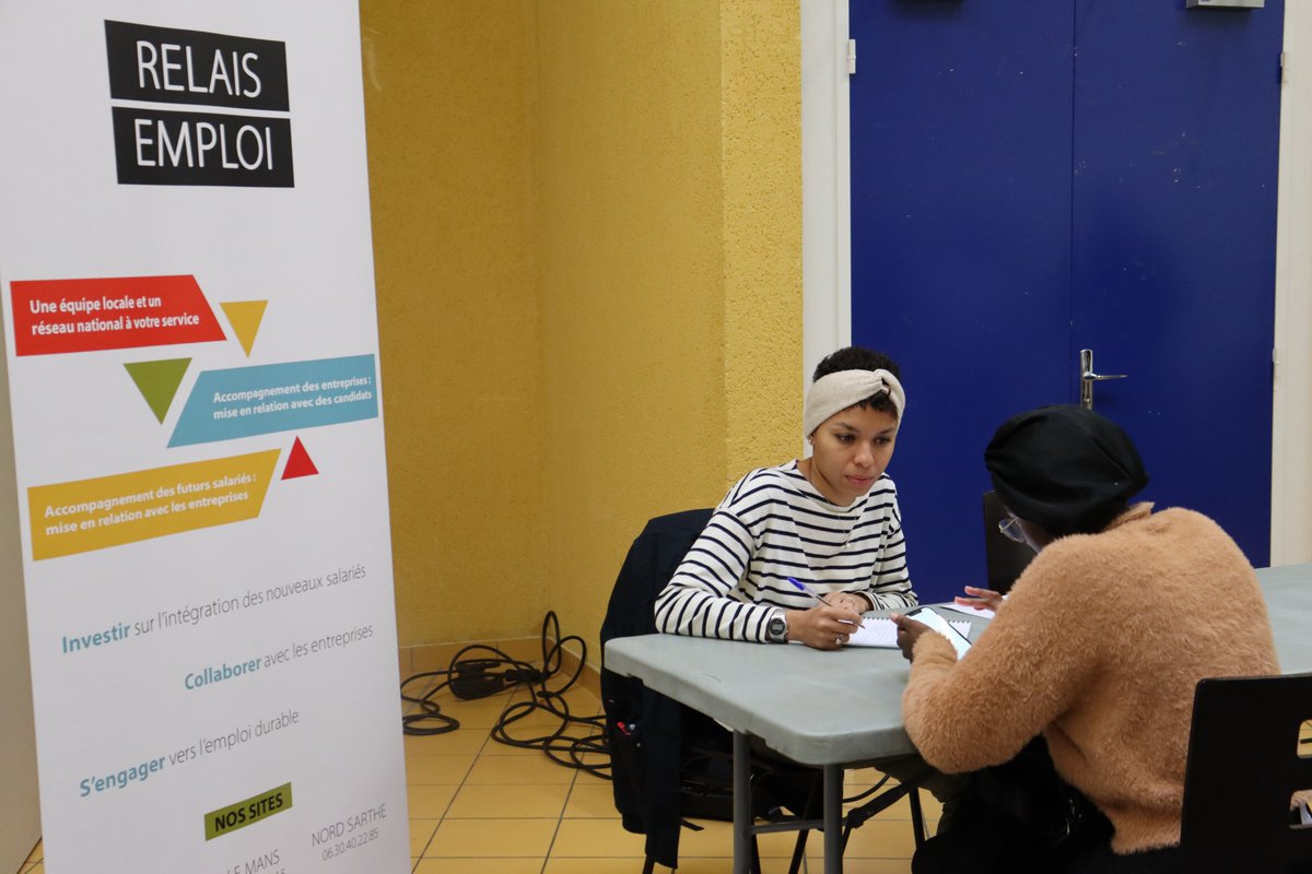 <a href="/LMMHABITAT/">LE MANS METROPOLE HABITAT</a> : atelier insertion professionnelle avec <a href="/ml_lemans/">Mission locale de l'Agglomération Mancelle</a> + Relais Emploi avec une 30aine de locataires à la MPT Jean Moulin. Echange sur leur situation pour identifier les possibilités d’accompagnement en fonction de leur profil et parcours #ush #fnoph #lemansmetropole