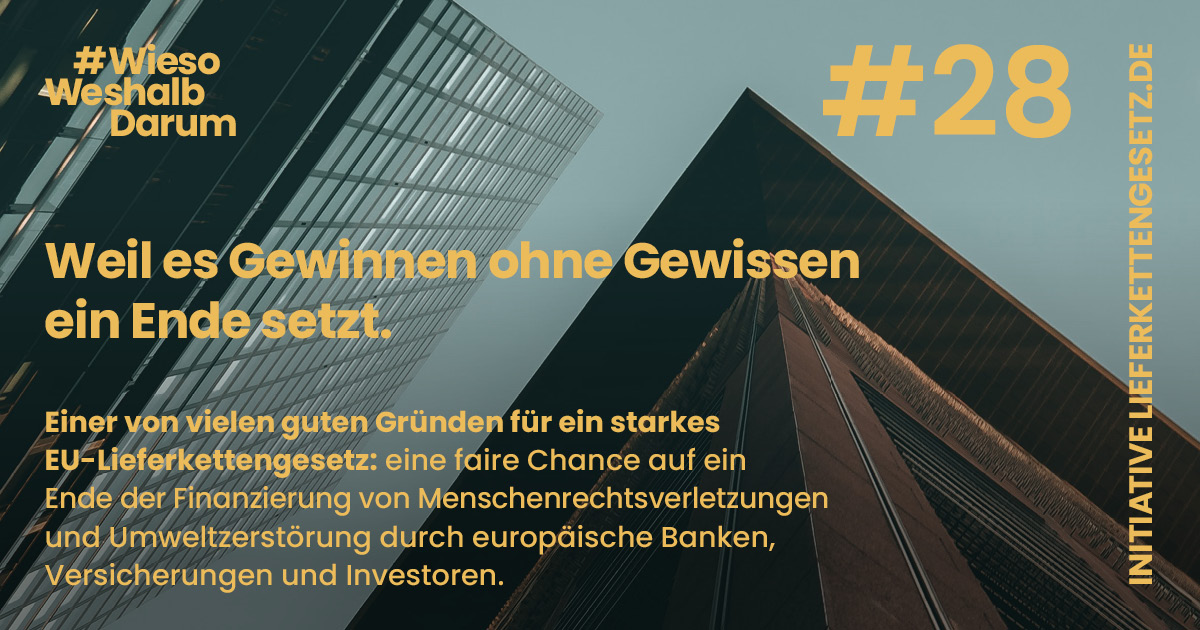🚨Banken, Versicherungen, Investoren ins EU-#Lieferkettengesetz!
Heute verhandeln EU-Mitgliedsstaaten über die #CSDDD. Dabei darf es kein Freifahrtsschein für den Finanzsektor geben, um von Menschenrechtsverletzungen &amp; Umweltzerstörung zu profitieren.
apnews.com/article/climat…