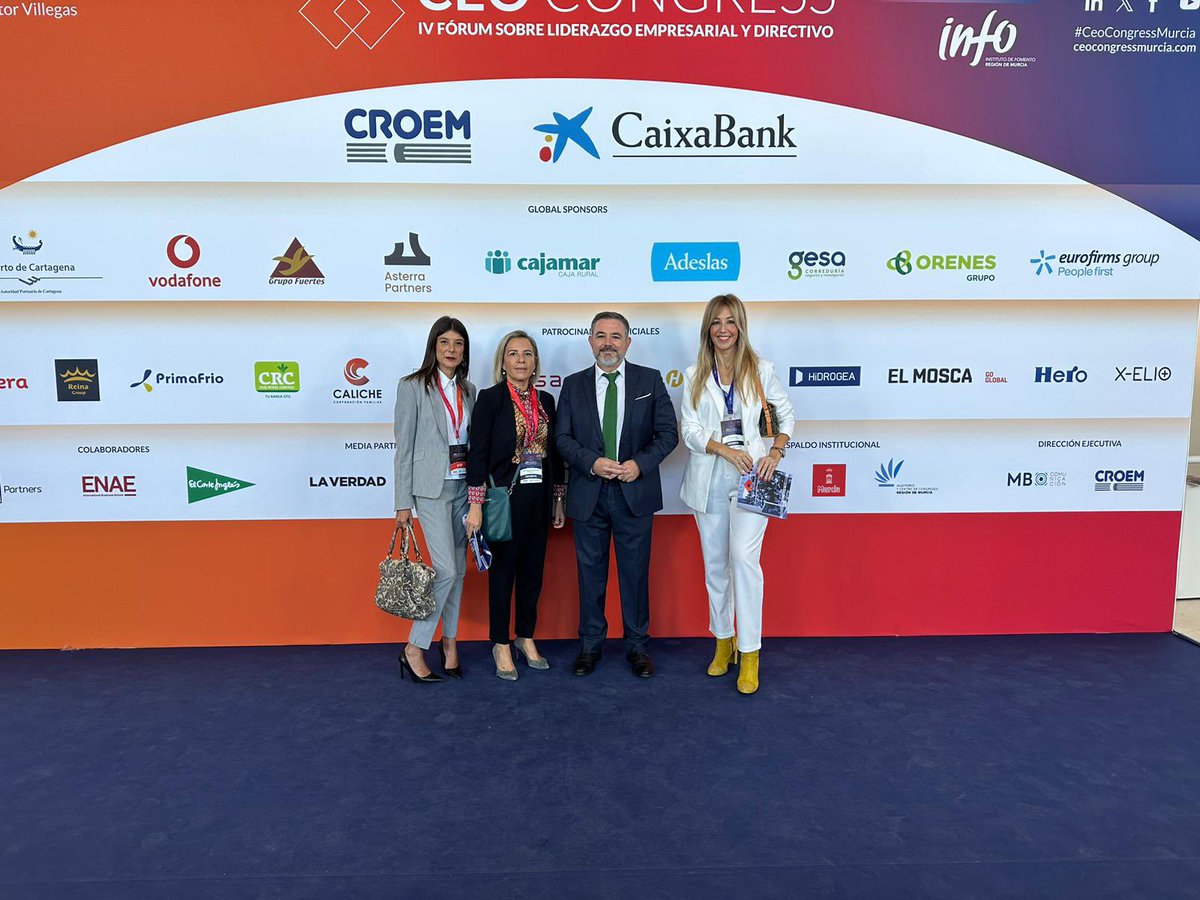 Nuestras CEO y CMO, <a href="/AdelaMCacha/">Adela Martínez-Cachá</a> y <a href="/Mariahuertas8/">María Huertas Ferrer</a> se encuentran hoy en <a href="/CEOCongress/">CEO Congress Murcia</a> 💼

Evento impulsado por la <a href="/croemurcia/">CROEM</a> y <a href="/MatchballC/">Matchball Comunicación</a> que ofrece una plataforma única en la que se exponen los puntos de vista y estrategias de los líderes empresariales del momento.