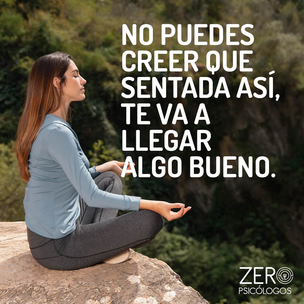 No puedes creer que sentada así, te va a llegar algo bueno.

zeropsicologos.com

#psicologíadeldeporte #psicologíapositiva #neuropsicología #psicologíaintegral #psicologíadeportiva #psicologíaonline #psicologíaclínica #psicologíapalma #psicología_ambiental #ciberpsicología