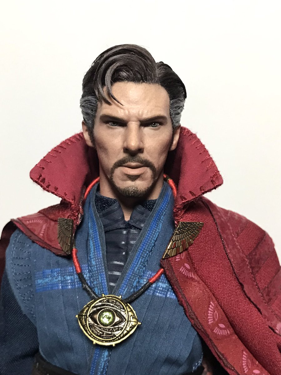 ドクター・ストレンジ　マルチバース・オブ・マッドネス　1/6植毛カスタムヘッド 今月も新たに植毛カスタムやりました！ 今回はドクターストレンジ