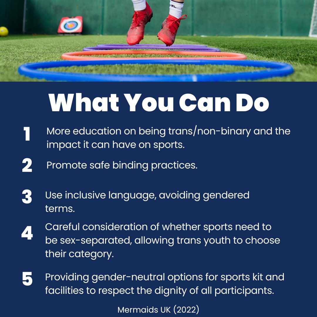 In honour of Transgender Awareness Week, let's champion inclusivity in sports! 🏳️‍⚧️Taking part in sports and physical activities as a young trans person isn't always straightforward. Let's break down the barriers and create an environment where everyone can thrive.