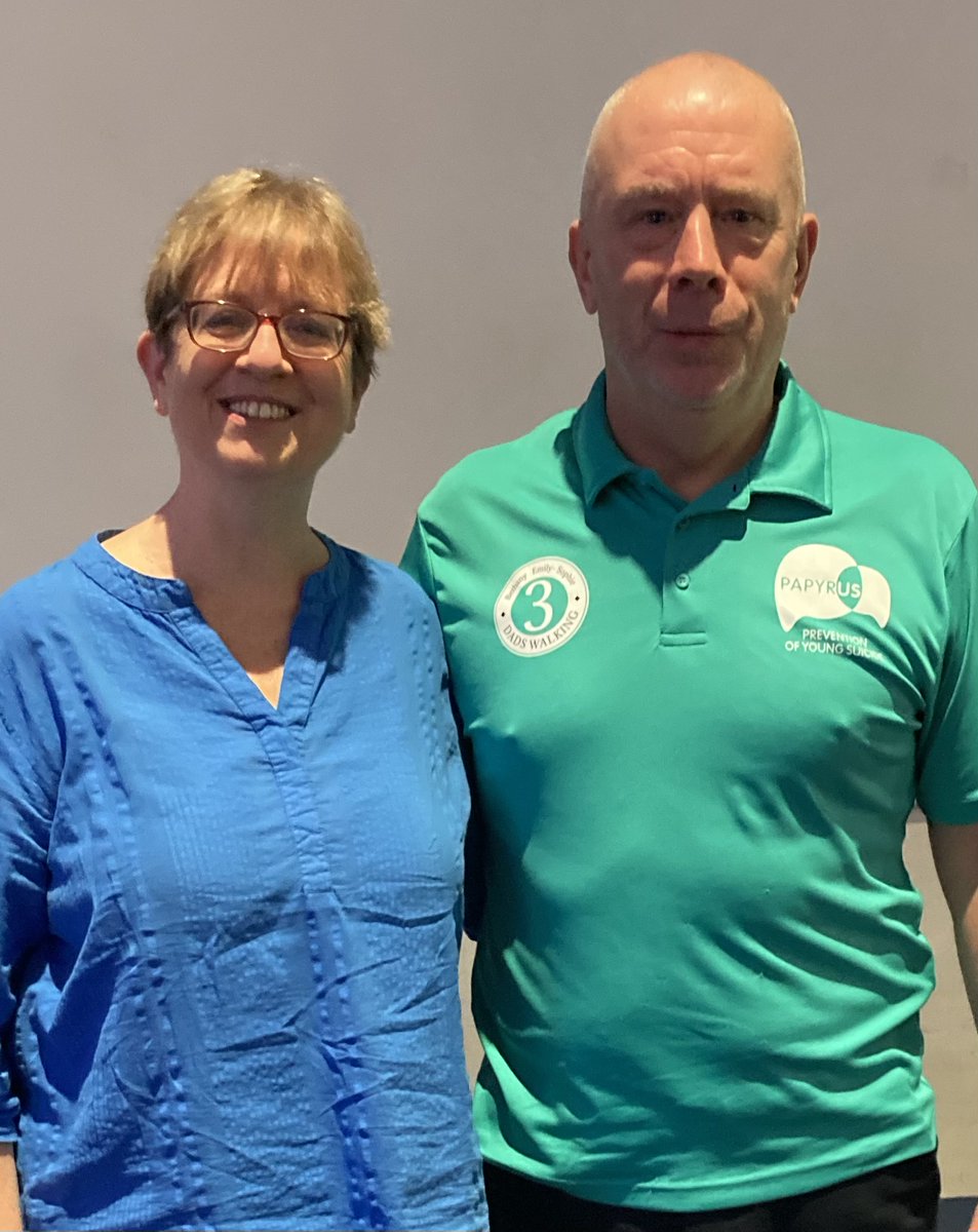 Lovely to meet #MikePalmer <a href="/3dadswalking/">3DadsWalking</a> in Winchester at #TheProfessionalsConference and the warm connections I had with several people. Thanks to Helen Dove <a href="/HANTS_CAMHS/">Hampshire CAMHS</a> for her vision, belief  and dedication.  <a href="/PAPYRUS_Charity/">PAPYRUS</a> <a href="/samaritans/">Samaritans</a> <a href="/SOBScharity/">Survivors of Bereavement by Suicide</a> <a href="/derekbond/">Derek Bond</a>