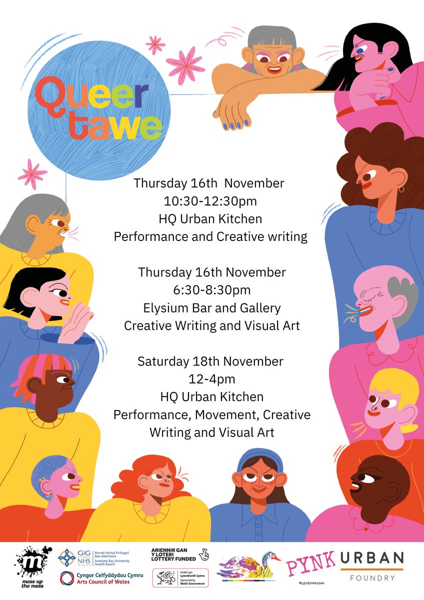 Bethan Marlow (she/they) (@bethanmarlow) on Twitter photo <a href="/LlenCymru/">Llenyddiaeth Cymru</a> <a href="/Ty_Newydd/">Tŷ Newydd</a> Do you live in Swansea (or nearby)? Come and join <a href="/MessUpTheMess/">Mess Up The Mess</a> <a href="/swanseapride/">Swansea Pride</a> <a href="/Arts_Wales_/">Cyngor Celfyddydau Cymru | Arts Council of Wales</a>  and PYNK in a community arts project that will last two years. All workshops are FREE. <a href="/LlenCymru/">Llenyddiaeth Cymru</a> <a href="/Ty_Newydd/">Tŷ Newydd</a> Do you live in Swansea (or nearby)? Come and join <a href="/MessUpTheMess/">Mess Up The Mess</a> <a href="/swanseapride/">Swansea Pride</a> <a href="/Arts_Wales_/">Cyngor Celfyddydau Cymru | Arts Council of Wales</a>  and PYNK in a community arts project that will last two years. All workshops are FREE.