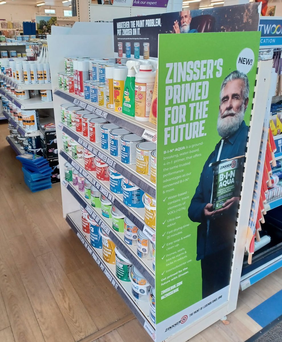 🌟Store installations update 🛠 We're thrilled that Clearys Hardware in Carrick-On-Suir now has full displays of Astonish cleaning products and Zinsser specialist primers! Come on down and check out their new displays today - it's never been easier to tackle all those DIY jobs!