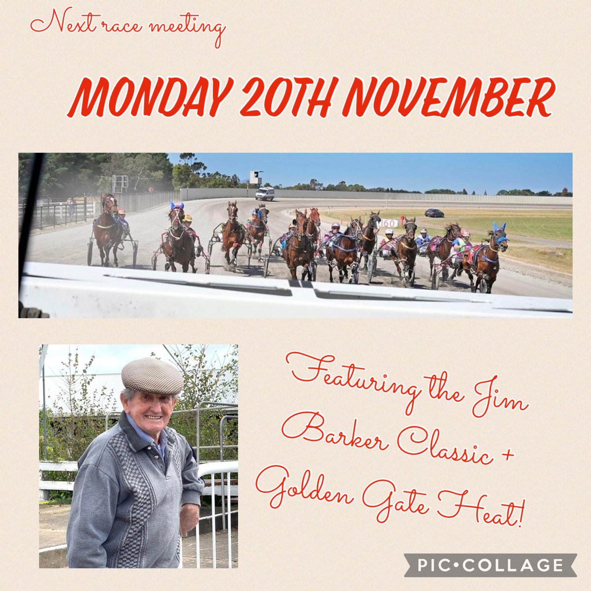 Join us at our next race meeting to celebrate one of our local greats, Jim Barker! 

Everyone is invited into the committee room on Monday to catch up with Jimmy and share some stories while we take a trip down memory lane!