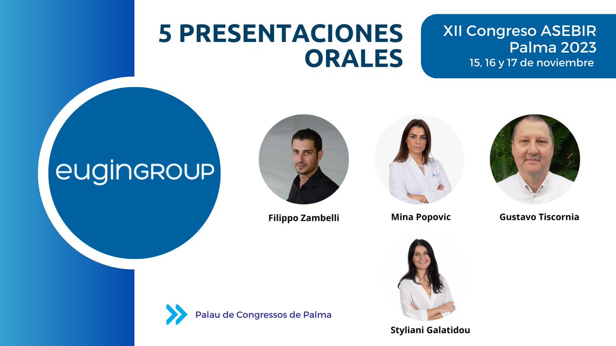⌛️Arranca el Congreso @ASEBIR_Repro‼️ Desde hoy y hasta el viernes el <a href="/Eugin_Group/">Eugin_Group</a> estará representado con 5 presentaciones orales y 10 posters.

Ganas de sumergirnos de lleno en las charlas y presentaciones del campo de la #biología y la #embriología más interesantes💡