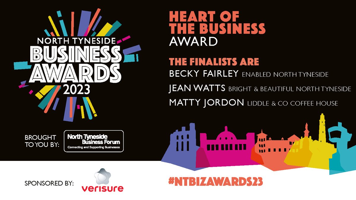 North Tyneside Business Forum (@ntbusinessforum) on Twitter photo This category commends individuals who have proven 2 be real assets 2 their business:
Becky Fairley - EnAbled NT: Nurturing Hearts, Transforming Lives
Jean Watts <a href="/BandBNTyneside/">Bright and Beautiful</a> : A Heart-warming Tale of Resilience
Matty Jordon - Liddle & Co Coffee House: Brewing Success! This category commends individuals who have proven 2 be real assets 2 their business:
Becky Fairley - EnAbled NT: Nurturing Hearts, Transforming Lives
Jean Watts <a href="/BandBNTyneside/">Bright and Beautiful</a> : A Heart-warming Tale of Resilience
Matty Jordon - Liddle & Co Coffee House: Brewing Success!
