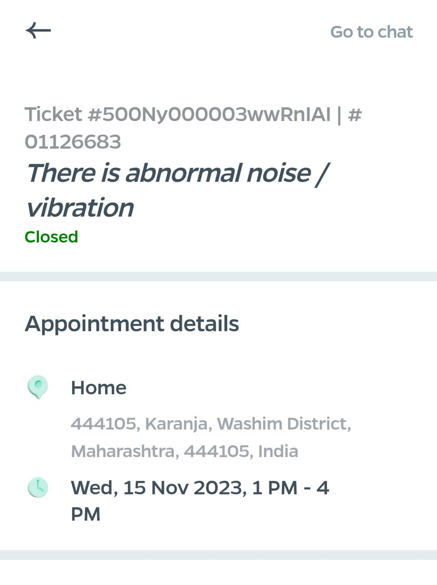 DevendraMukund's tweet photo. @OlaElectric @ola_supports @bhash 
Raised complaint abt scooter break down through app &amp; scheduled appointment today.
Surprisingly no body visited me 
&amp; complaint was closed by ola.
very poor response as useual from ola
https://t.co/ZG4fBh6lV6.8007646794
dcmukund@gmail.com https://t.co/EG11NWSLwU