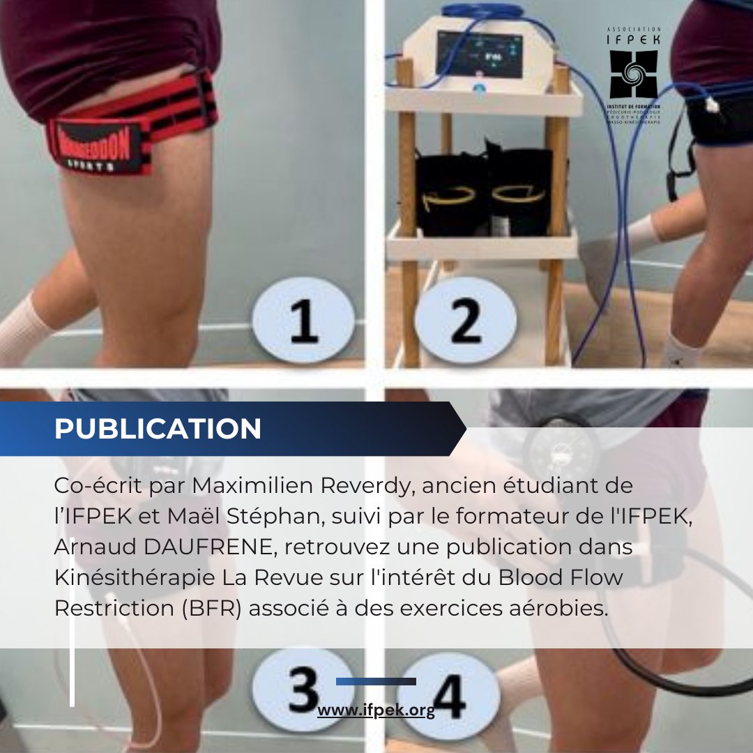 IFPEK_Rennes's tweet image. [ACTU] Félicitations 👏  à Maximilien Reverdy, ancien étudiant en masso-kinésithérapie à L'IFPEK qui vient d'être publié dans Kinésithérapie La Revue.

Co-écrit 🖋 avec Maël Stéphan et suivi par le formateur de l'IFPEK, Arnaud DAUFRENE : lnkd.in/eCv-cvpn
