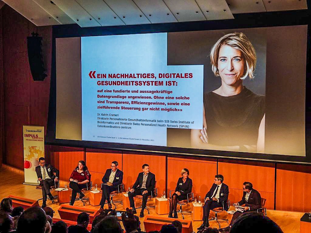 K. Crameri, Director SPHN DCC at the #LifeScienceClusterBasel
“A sustainable, digital healthcare system needs a sound data basis: For further improvement of the quality of care, a more efficient management of the system, as well as for data-driven biomedical research endeavors."
