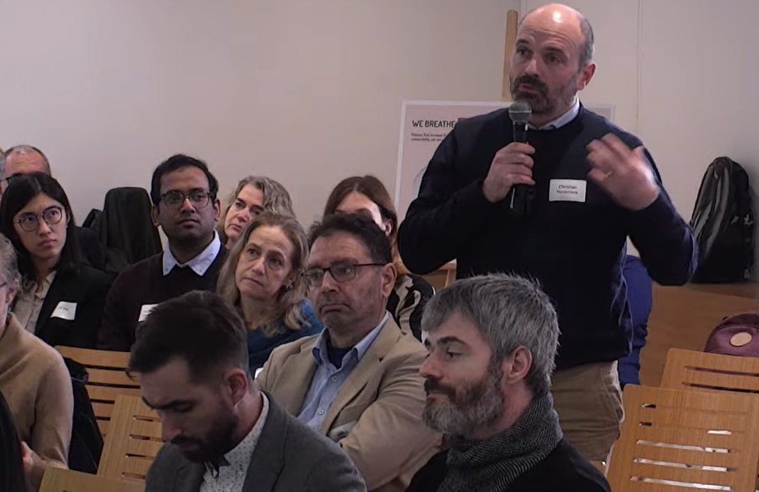 AIM (@aim_healthcare) on Twitter photo .<a href="/ChHoremans/">Christian Horemans</a> highlights the importance of including people from lower socio-economic groups in the definition of vulnerability, beyond chronic conditions...
The topic of #health and #climate cannot be dissociated from the #justtransition !
We agree! 👏
<a href="/ExhaustionH2020/">ExhaustionH2020</a> .<a href="/ChHoremans/">Christian Horemans</a> highlights the importance of including people from lower socio-economic groups in the definition of vulnerability, beyond chronic conditions...
The topic of #health and #climate cannot be dissociated from the #justtransition !
We agree! 👏
<a href="/ExhaustionH2020/">ExhaustionH2020</a>
