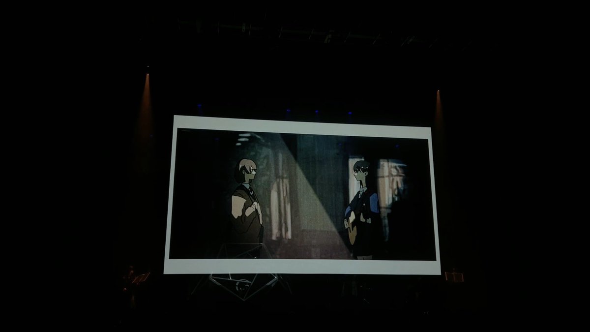 _mmiya_mm's tweet photo. こんばんは！
『ANOTHER MOON』のライブのお写真を頂いたので是非皆様にお見せしたく……！！

私の場合、ほぼ真横に偉大なるユリイ・フォートレス(仮)がございましたので、大きな存在、抜群の安心感を得ながらのナレーションでした。ありがとうございました。

#月詠み #ANOTHERMOON #アナザームーン https://t.co/4UkEKnv1aq