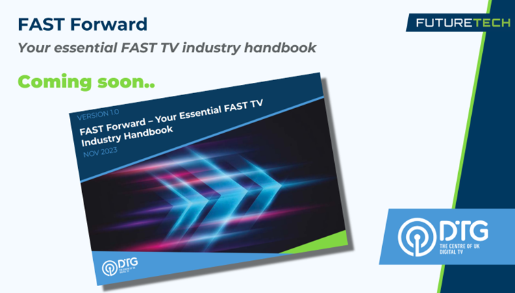 Very excited that Alex Buchan has announced the brand new report authored by the DTG FAST Forum! FAST Forward – Your Essential FAST TV Industry Handbook will be available to download post-event! #FAST #streaming #FutureTech